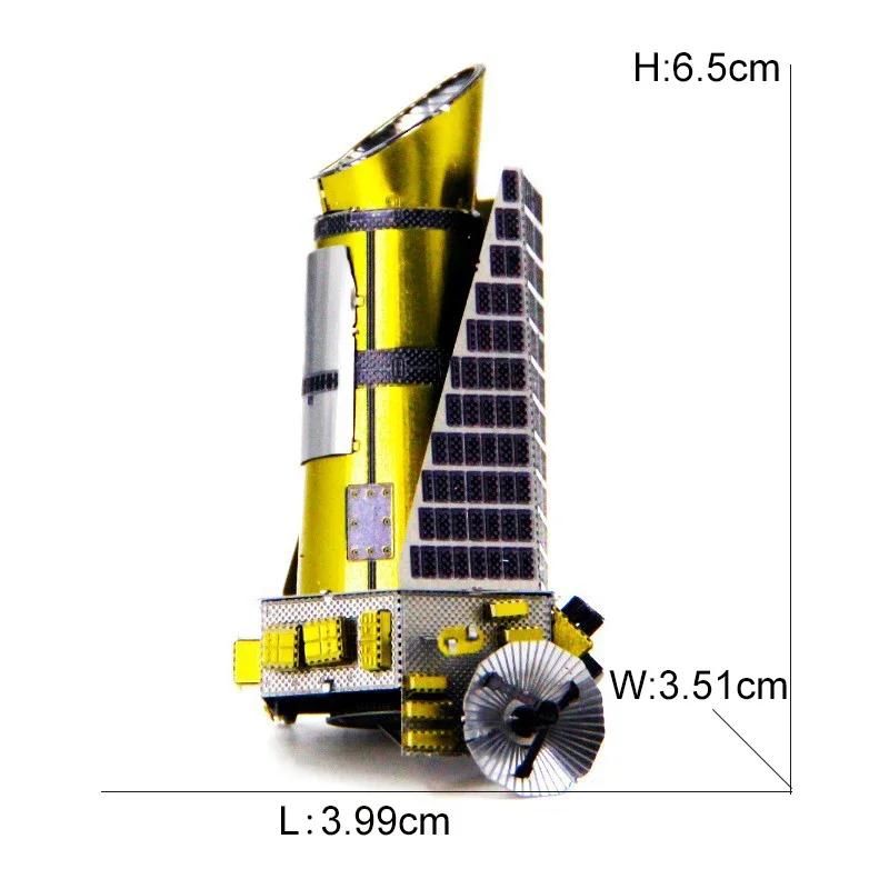 Exploration spatiale 3D Puzzle en métal navette Hubble télescope spatial Mars Rover modèle jouet pou