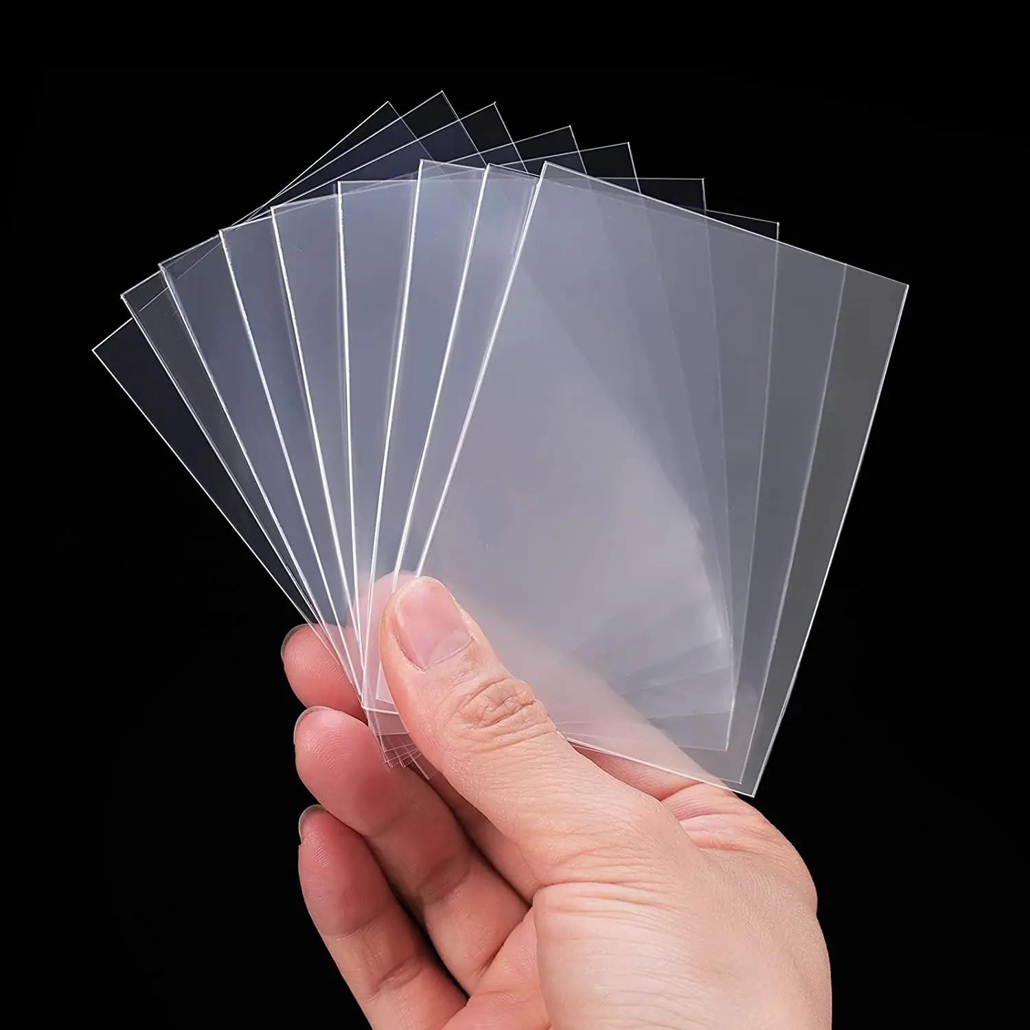 100 pochettes transparentes pour cartes, adaptées aux jeux de cartes TCG, protection pour cartes Pok
