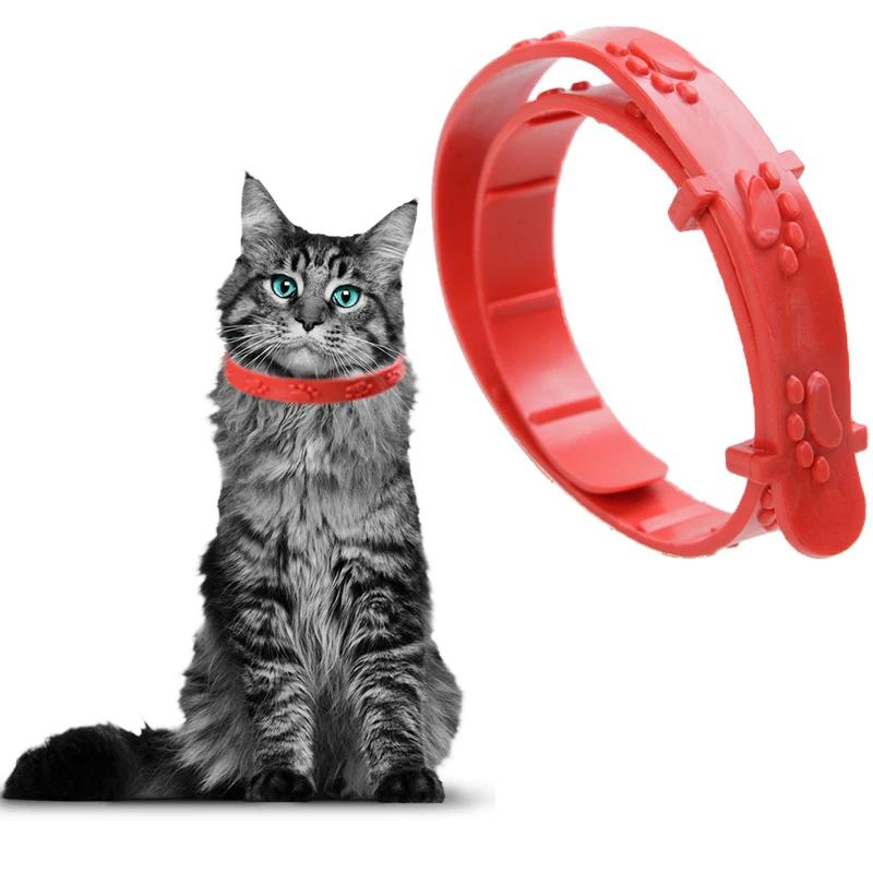 10 pièces/lot Anti-puces tique chat collier petit chien rosée collier à puces animal de compagnie ré
