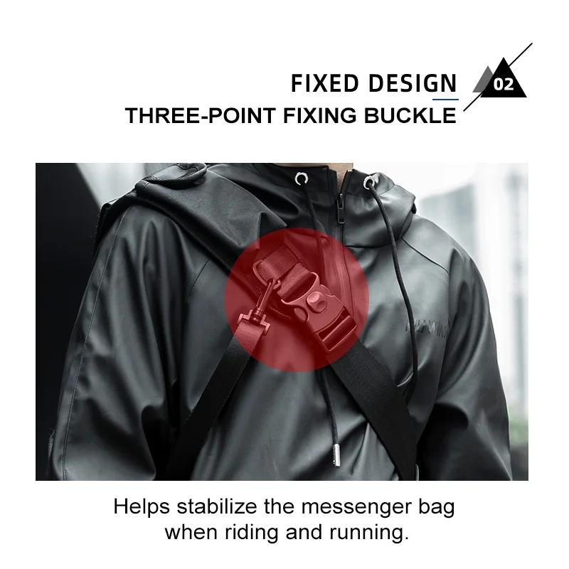 Sacs de messager Oxford imperméables pour hommes, sac à bandoulière de grande capacité, sacs à bando