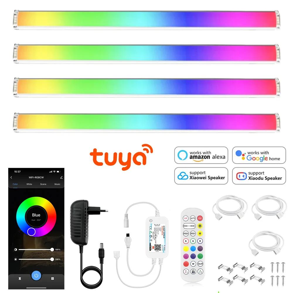 DC12V 30CM LED lumières armoire éclairage Tuya Wifi intelligent 5050 RGB lampe à intensité variable 