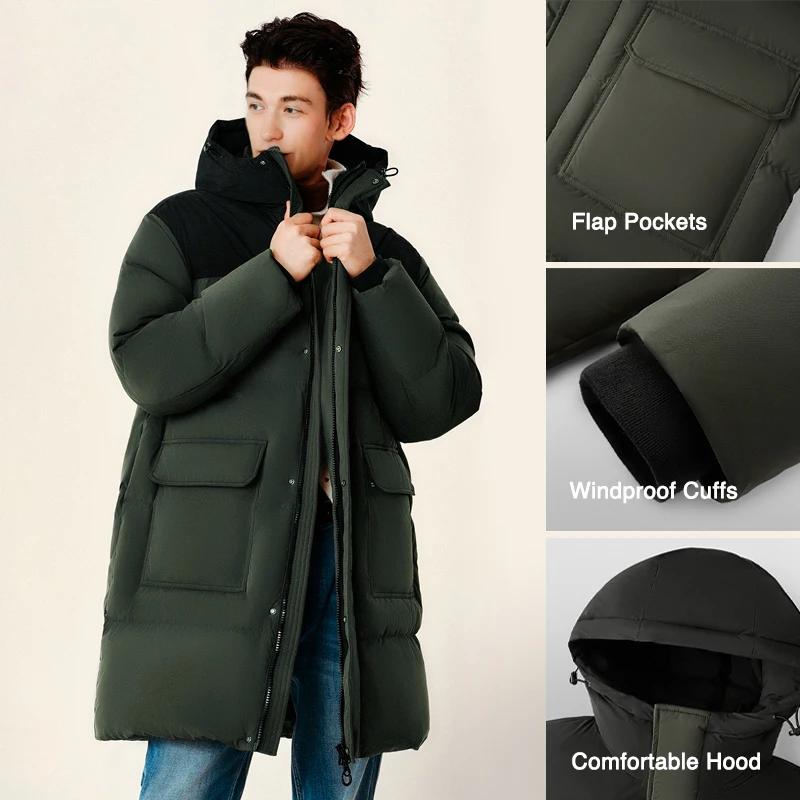 Doudoune Homme Semir 2026 Nouvelle Collection Imperméable Épaisse Longue Veste d'Hiver pour Couple