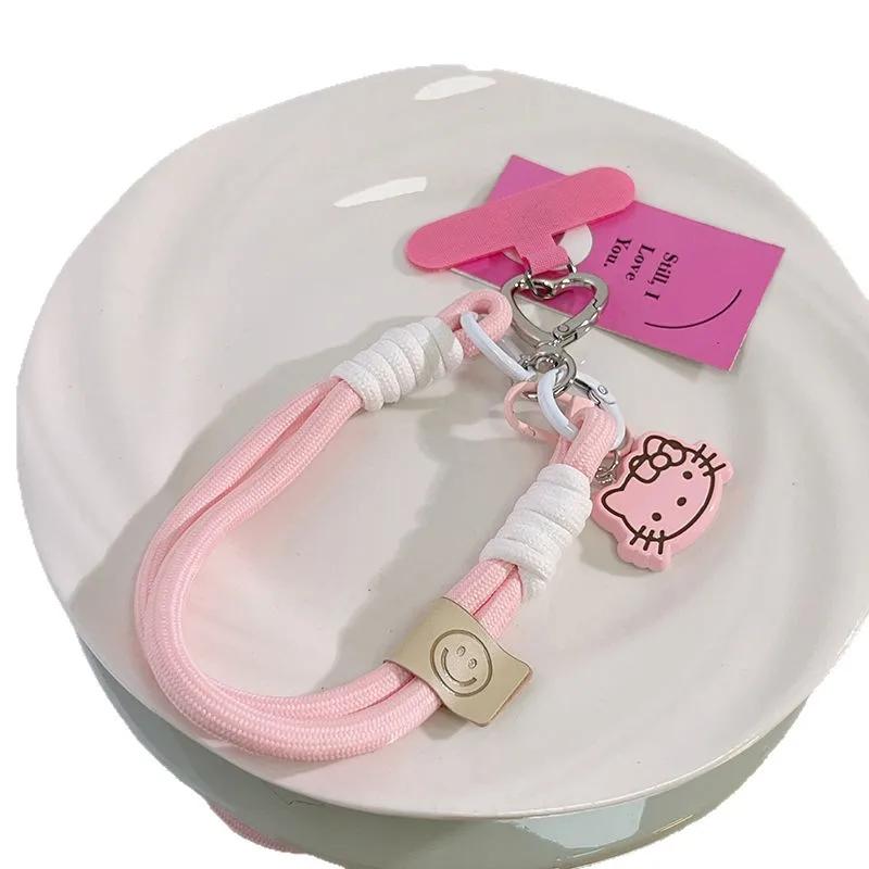 Boucle de hautbois mignonne en trois dimensions, pendentif rotatif pour téléphone portable Hello Kit