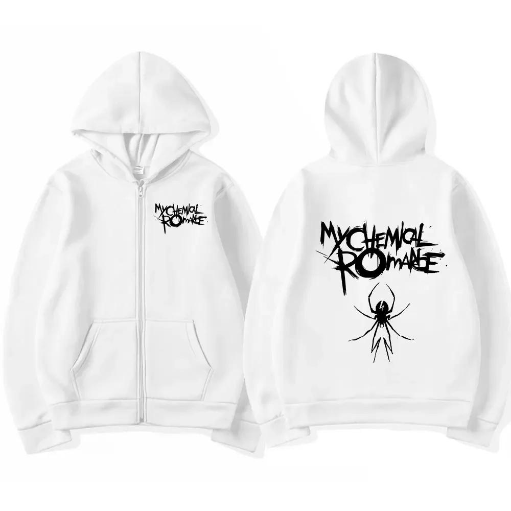 Hommes pulls à capuche de mode veste manteaux ma Romance chimique Mcr Dead sweat à capuche avec ferm
