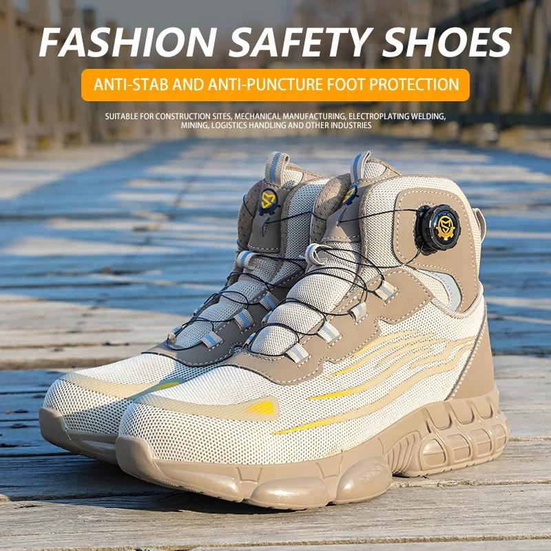 Chaussures de sport décontractées basses, anti-écrasement, anti-perforation, chaussures de travail p