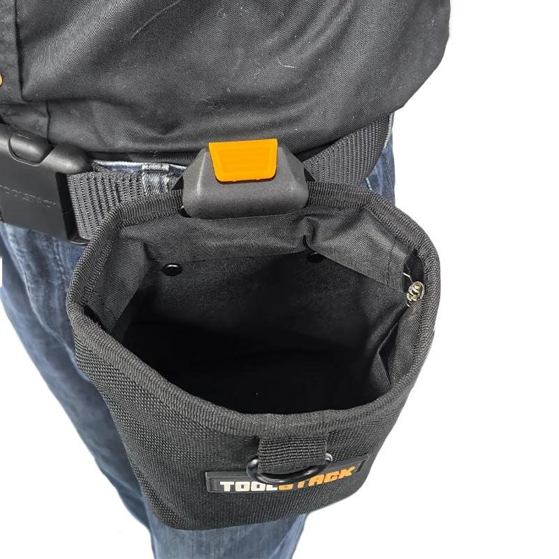 TOOLSTACK pochette à ongles multifonctionnelle sac de taille à suspension rapide de grande capacité 