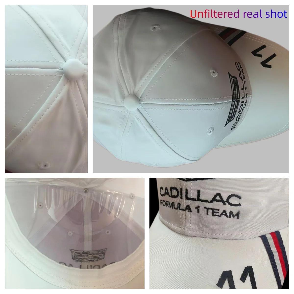 Casquette de baseball brodée de l'équipe Cadillac F1 de Formule 1, casquette de fan, casquette de sp