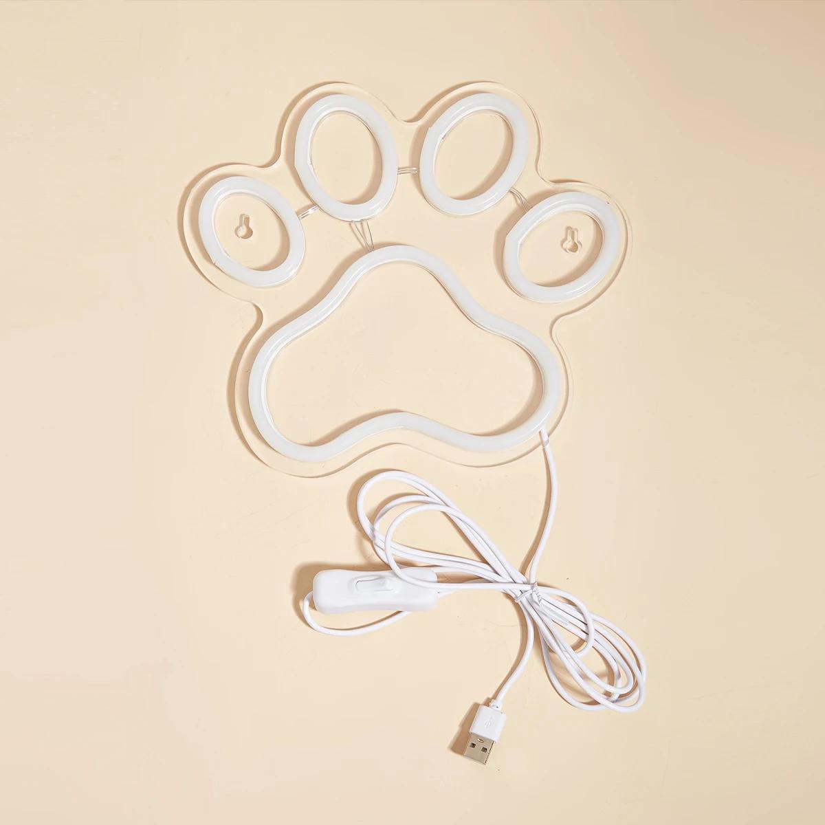 Chi-buy LED néon patte USB alimenté enseignes au néon veilleuse 3D mur Art & salle de jeu chambre sa