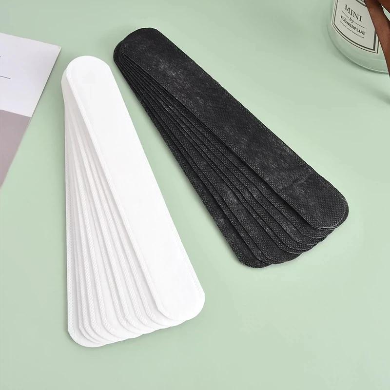 10/100 pièces chapeau absorbant la sueur autocollants femmes hommes coton Anti-saleté sport ceinture