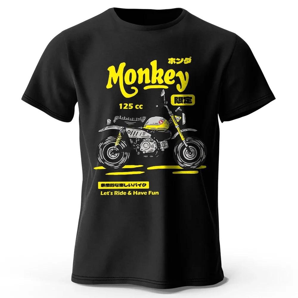 T-Shirt de croquis de moto Vintage 100% coton, T-Shirt graphique de vélo dessiné à la main pour homm