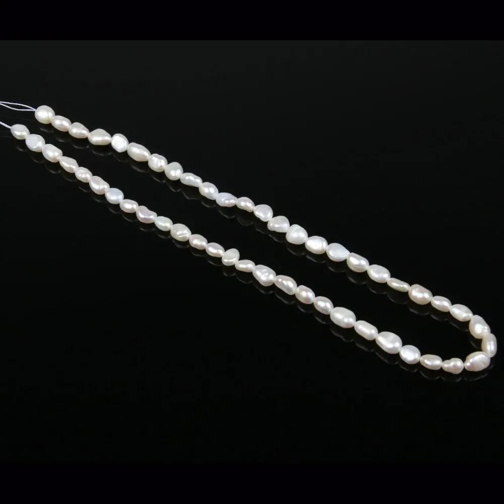 Perles d'Eau Douce Naturelles de Haute Qualité, Perforation Irrégulière, pour la Fabrication de Bijo
