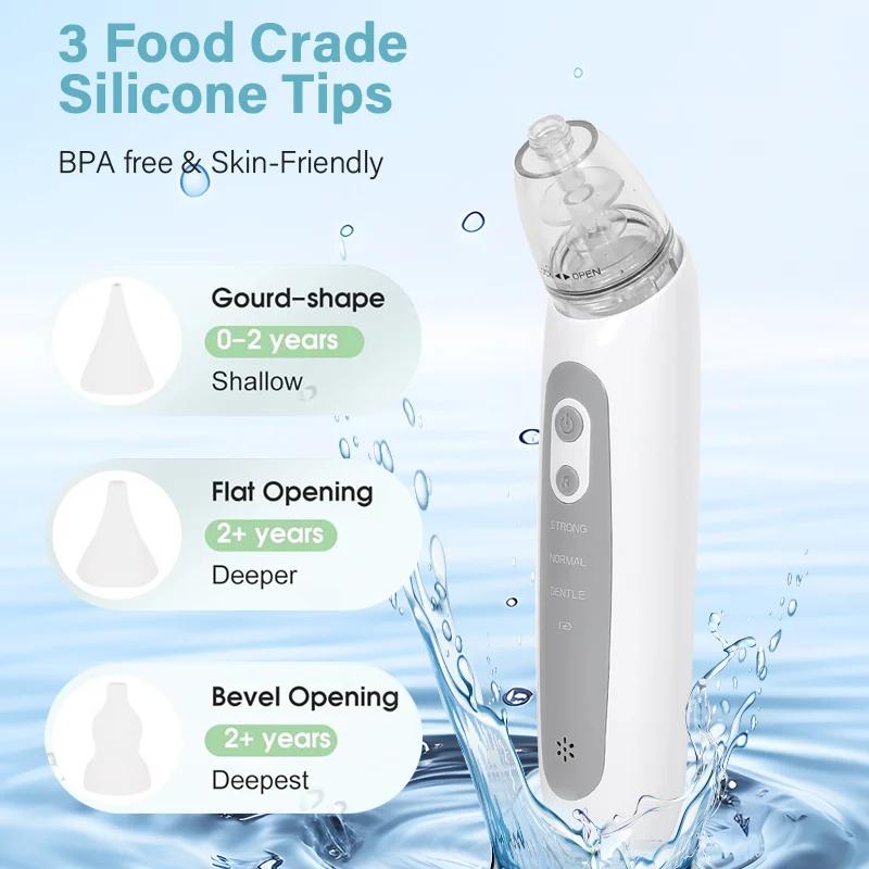 2025 nouveau modèle bébé aspirateur Nasal électrique Version de charge nouveau-né bébé aspirateur Na