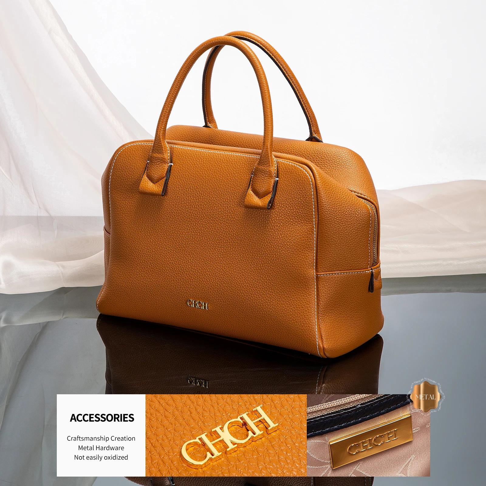 CHCH – sac à bandoulière pour femmes, sac d'oreiller de grande capacité, fermeture éclair bleue cach