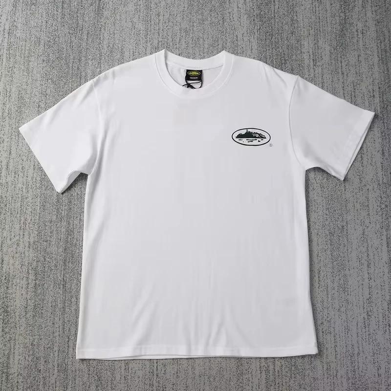 Nouveau T-shirt d'été 2026 à manches courtes imprimé bateau, col rond ample, respirant, demi-manches