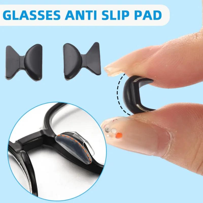 Lunettes transparentes, plaquette nasale, Support de nez antidérapant, lunettes longue durée, Suppor