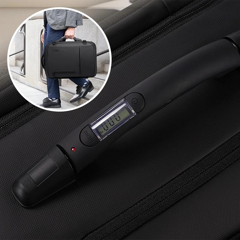 FENRUIEN peut comprimer le volume du sac à dos pour ordinateur portable de 17,3 pouces avec une poig