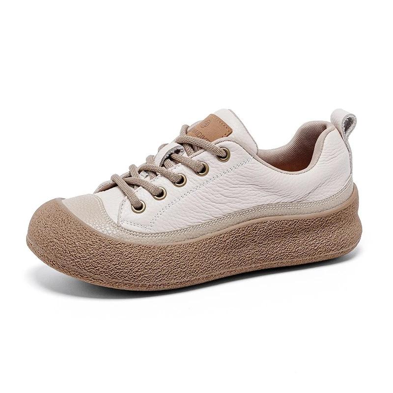 CICIYANG Mocassins pour femmes 2026 Nouveaux modèles rétro décontractés, baskets de randonnée plates