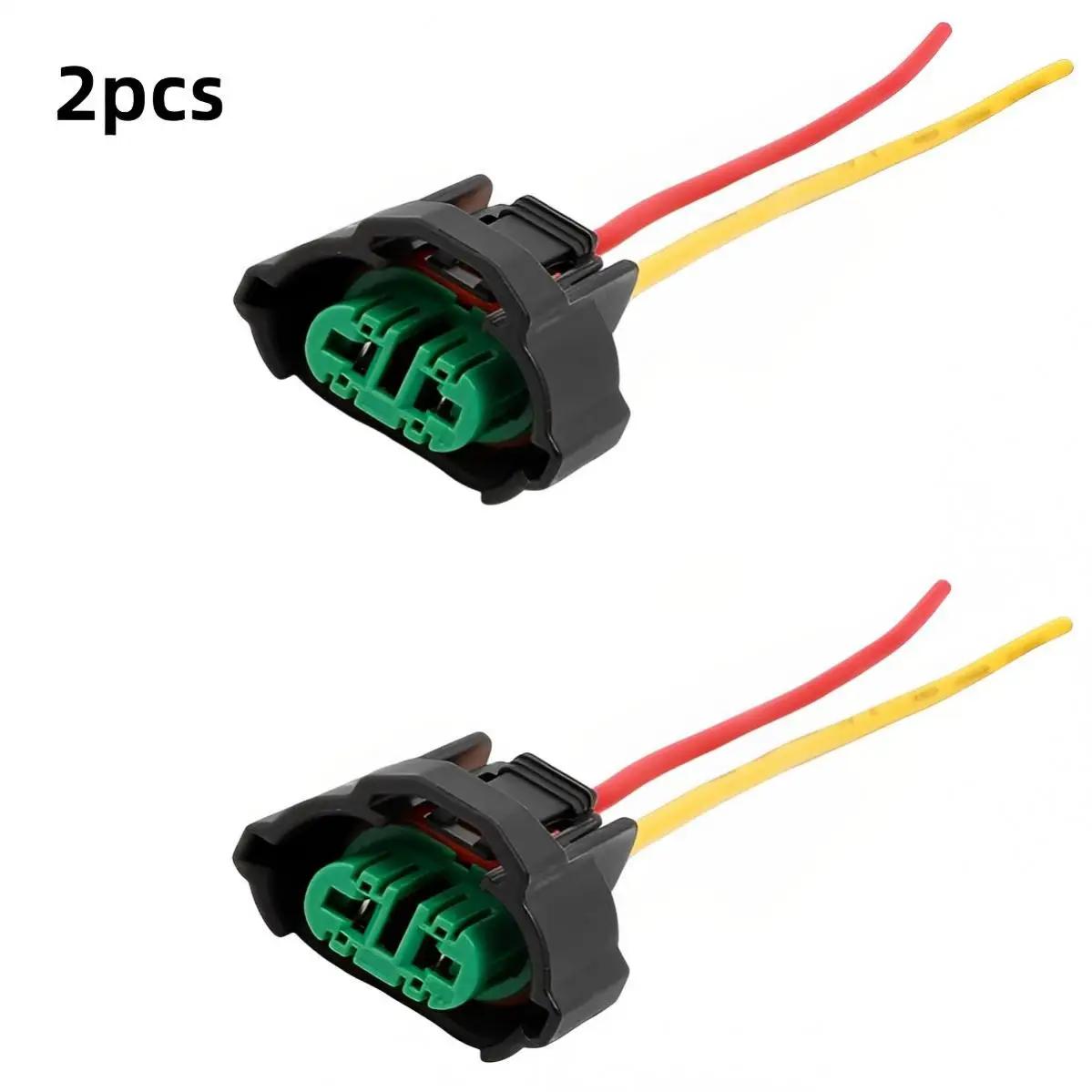 Connecteur de faisceau de lumière femelle noir H11 12V, 2 pièces, faisceau de câblage pour phare ant