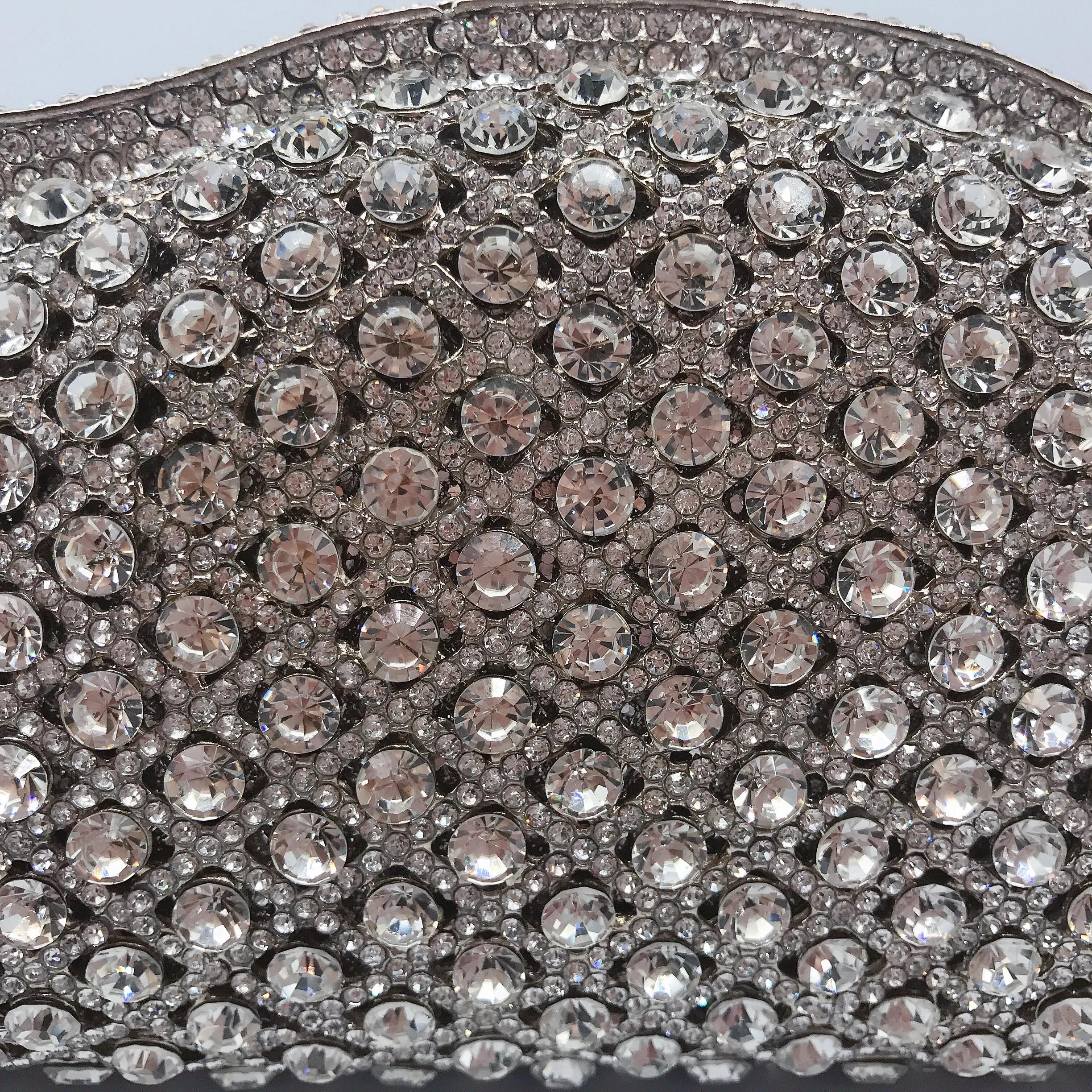 Approvisionnement d'usine Hot Crystal Diamond Purse Ladies