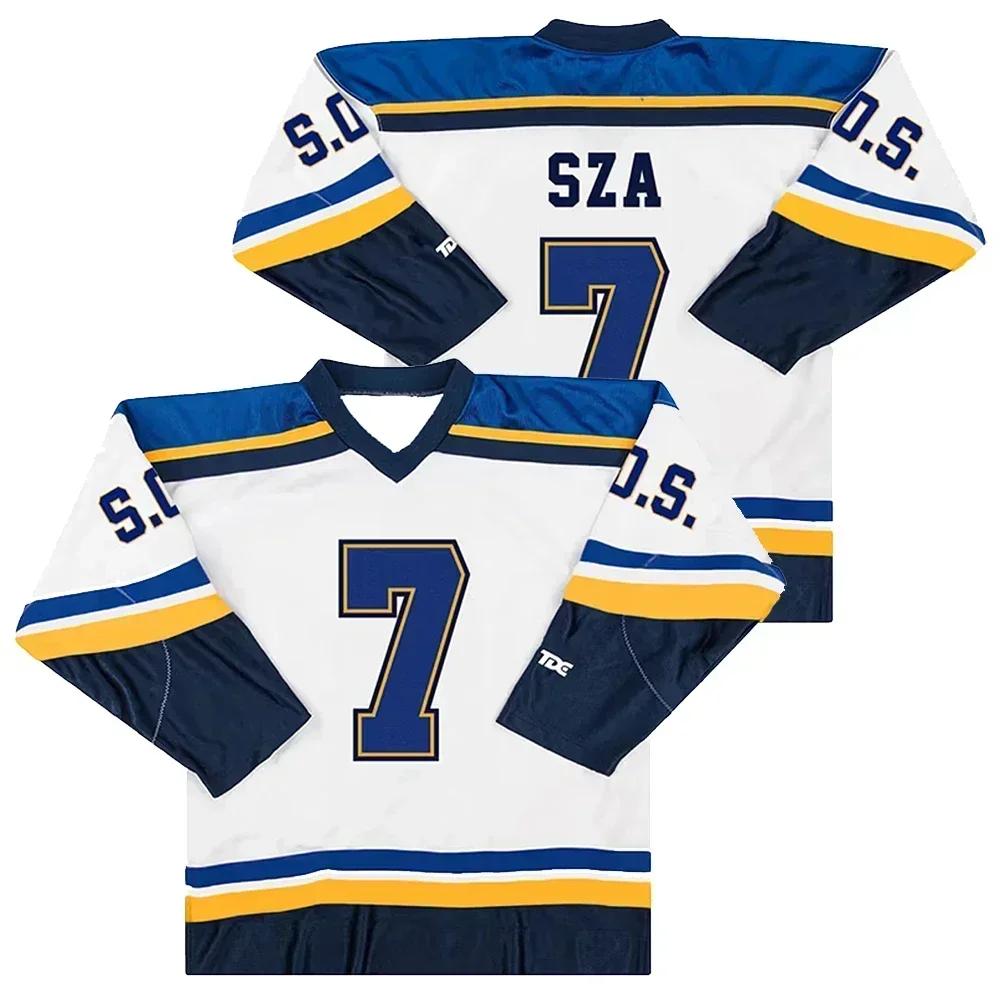 SZA Jersey SOS Blind Nouvel Album Merch 2023 Tour Nord-Américain Unisexe Sweat-shirt à manches longu