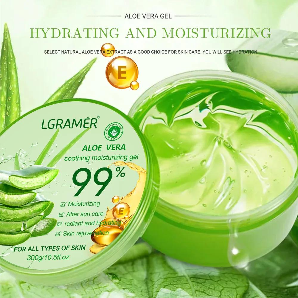 Gel hydratant à l'aloe Vera, soin rafraîchissant, Non collant, crème pour le visage, sans lavage, no