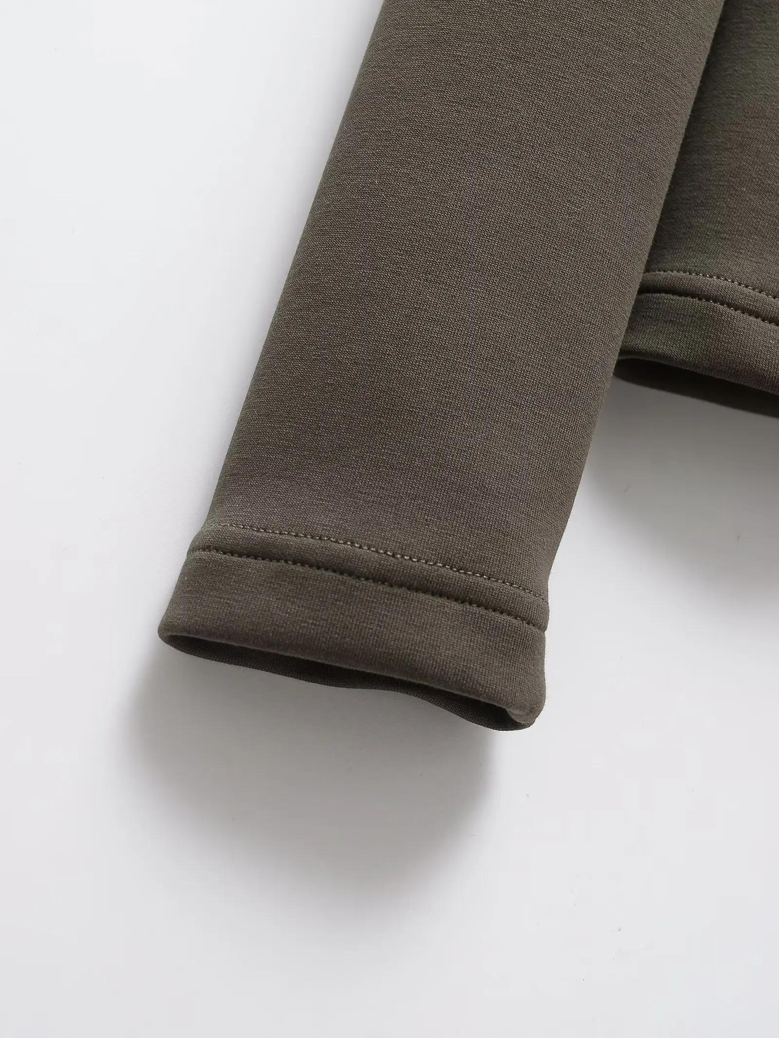 2025 automne hiver femmes élégant Patchwork à capuche Air coton vestes dame mode armée vert chaud mi