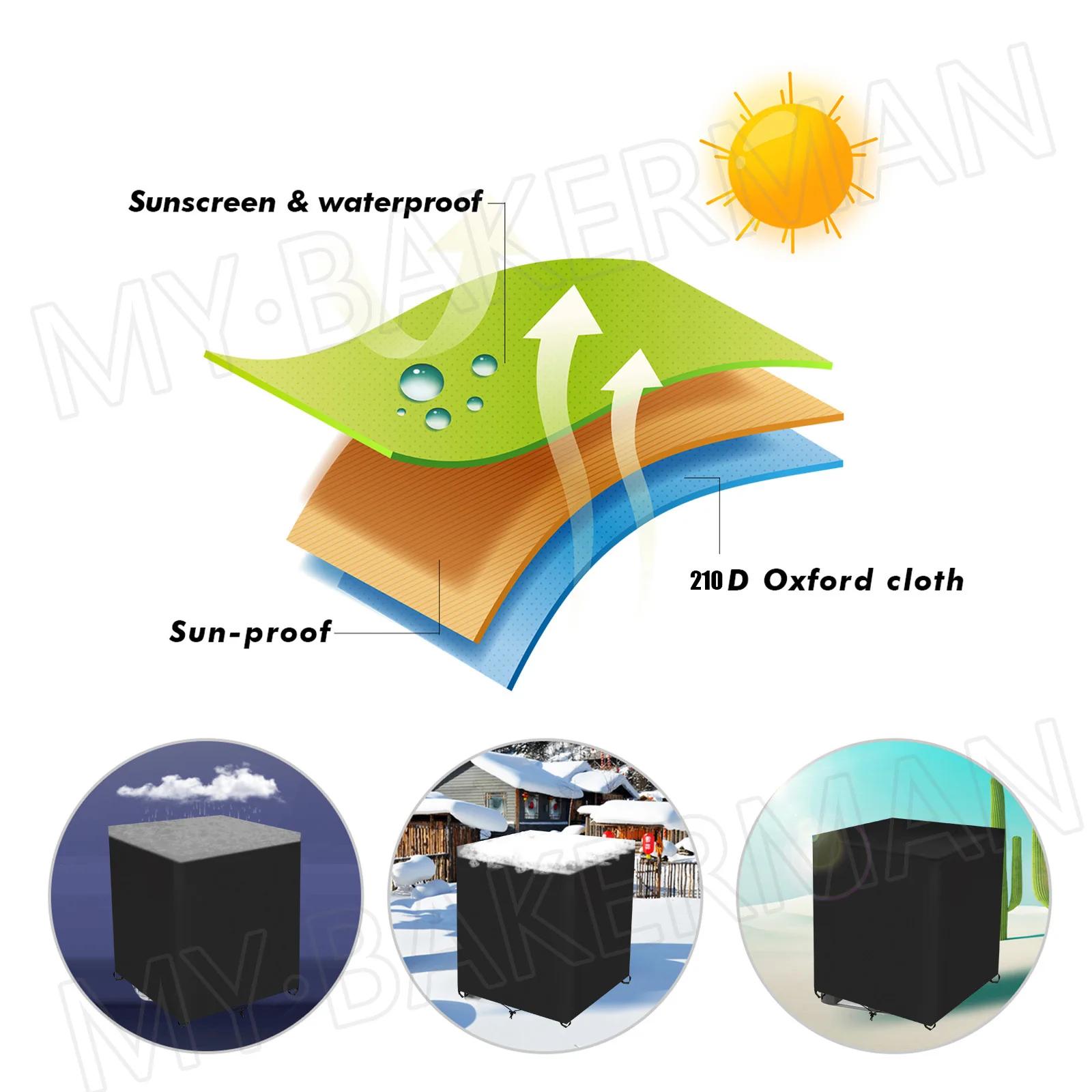 Couvercle de réservoir vert 1000 litres, conteneur IBC, couvercle anti-poussière étanche, tissu Oxfo