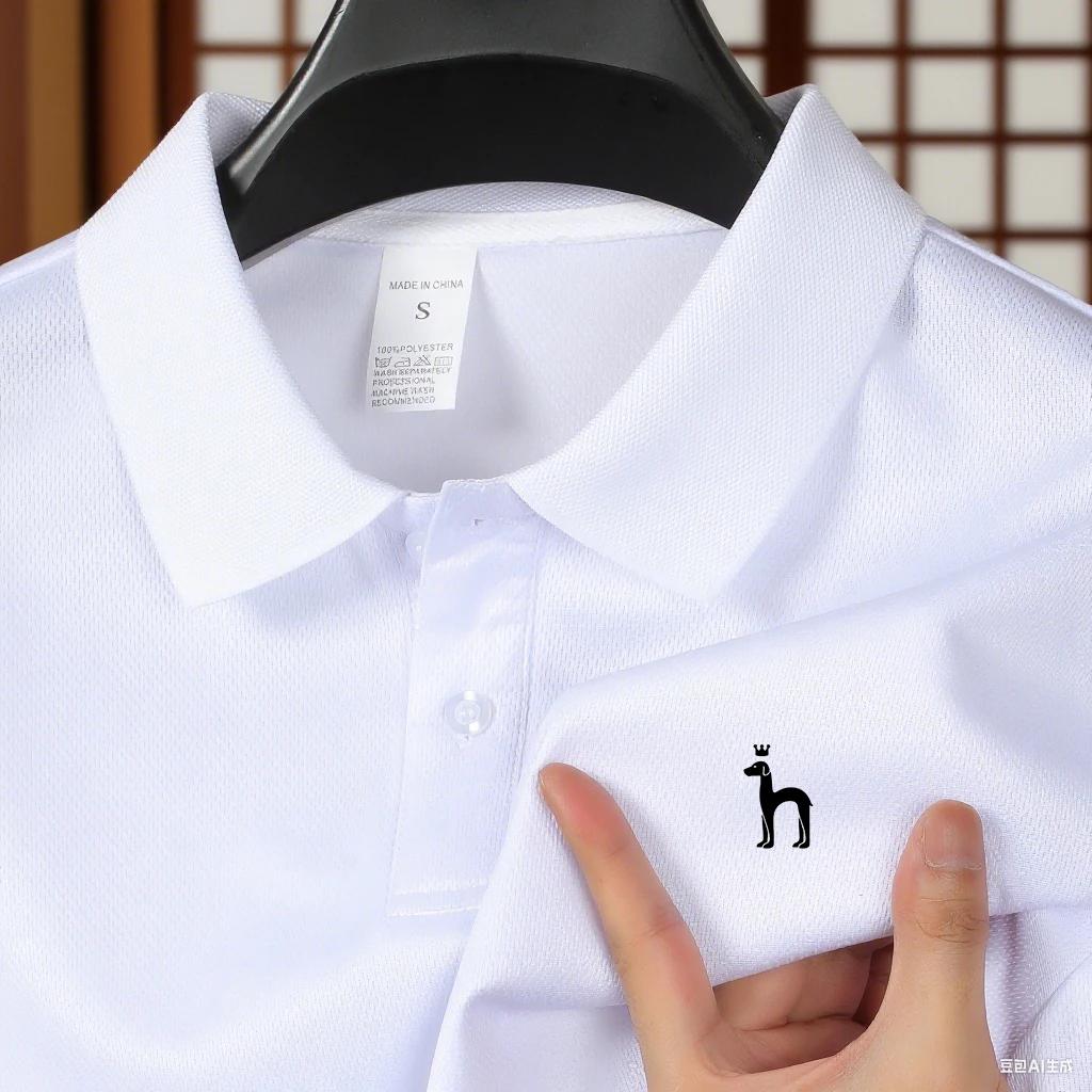 Polo à manches courtes pour homme de marque haut de gamme, t-shirt décontracté de golf tendance pour