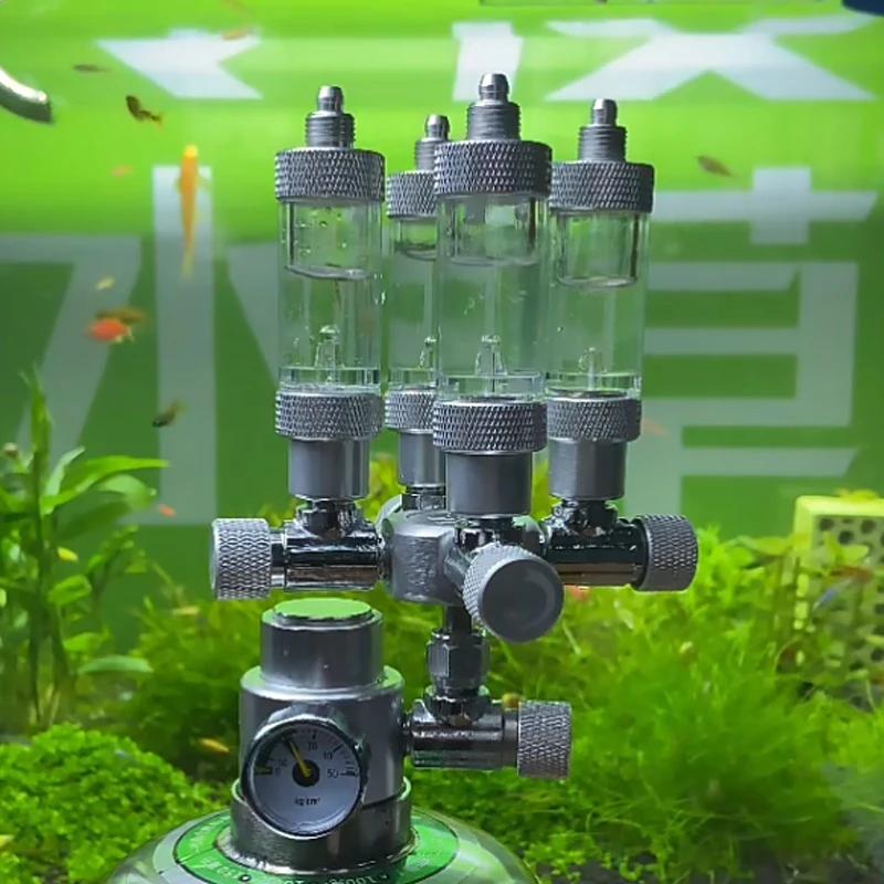 ZRDR – séparateur de CO2 multicanal pour aquarium, distributeur en métal, régulateur de CO2, accesso