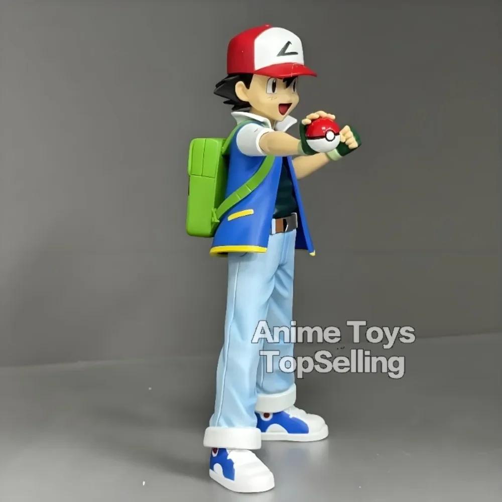 13 cm/5.1in Anime Pokemen Figure Ash Ketchum figurines d'action Pvc Collection modèle jouets pour en