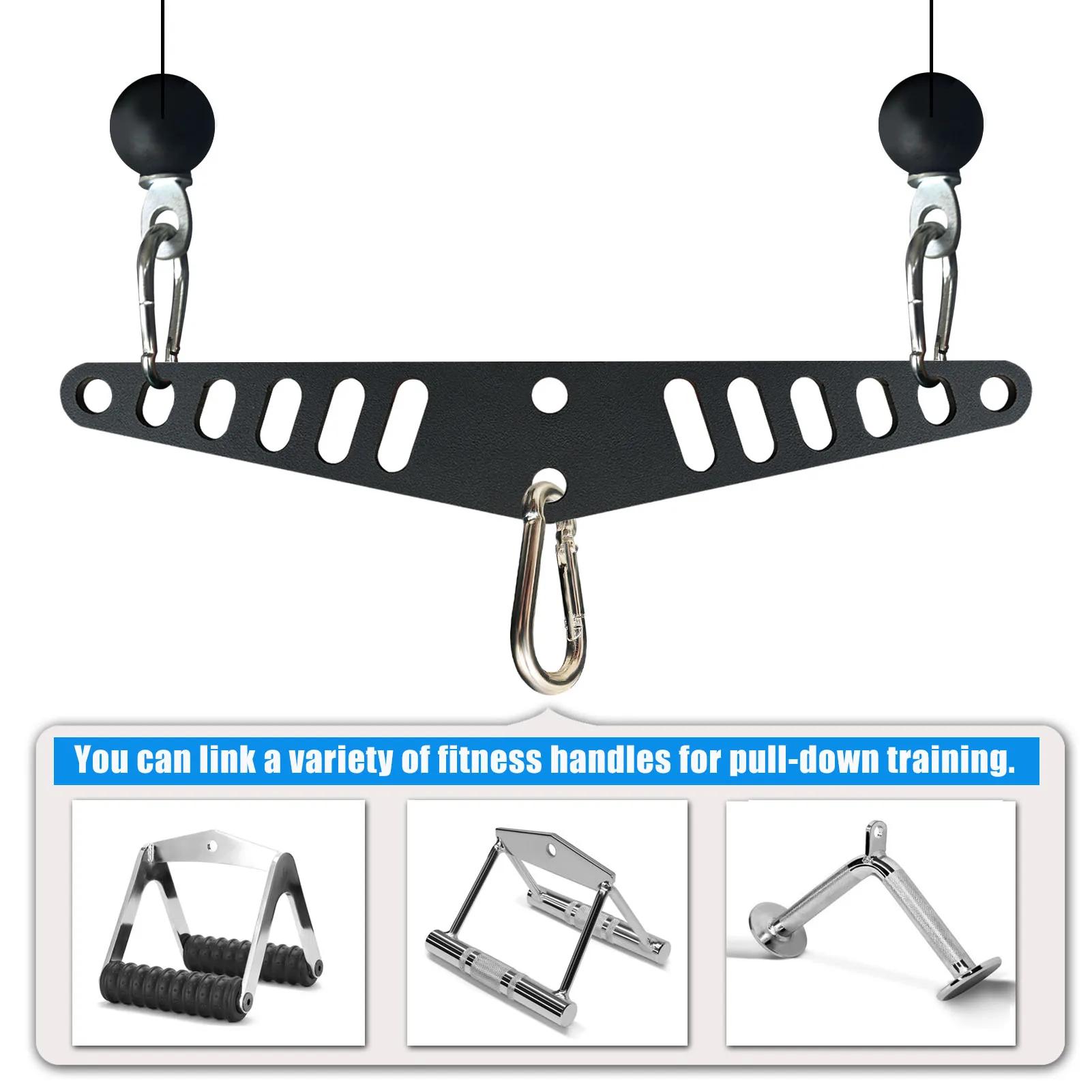 Barre de descente multi-grip LAT rib pour salle de sport à domicile, plaque d'épandage de fitness, a