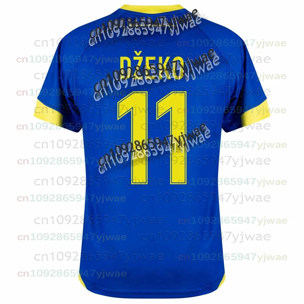Maillot de football Bosnie-Herzégovine 2025-2026 DZEKO 11 – T-shirt de football pour homme, maillot 