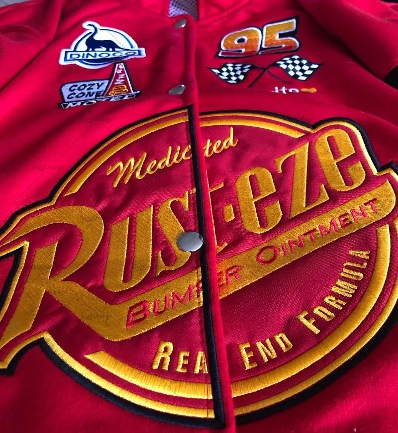 Nouvelle mode américaine lettre broderie surdimensionné rouge épissé ​ ​ Veste hommes Harajuku Y2K d