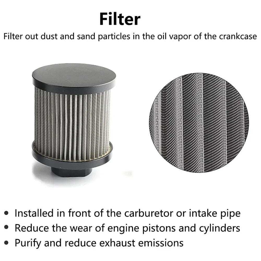 Réservoir universel de récupération d'huile en aluminium pour voiture, 1l/2l, déflecteur 10AN avec r