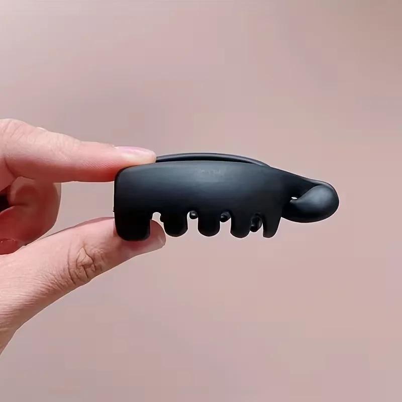 1 pièce/4 pièces Épingle à cheveux banane antidérapante simple pour femme – Ronde, adaptée à fixer q