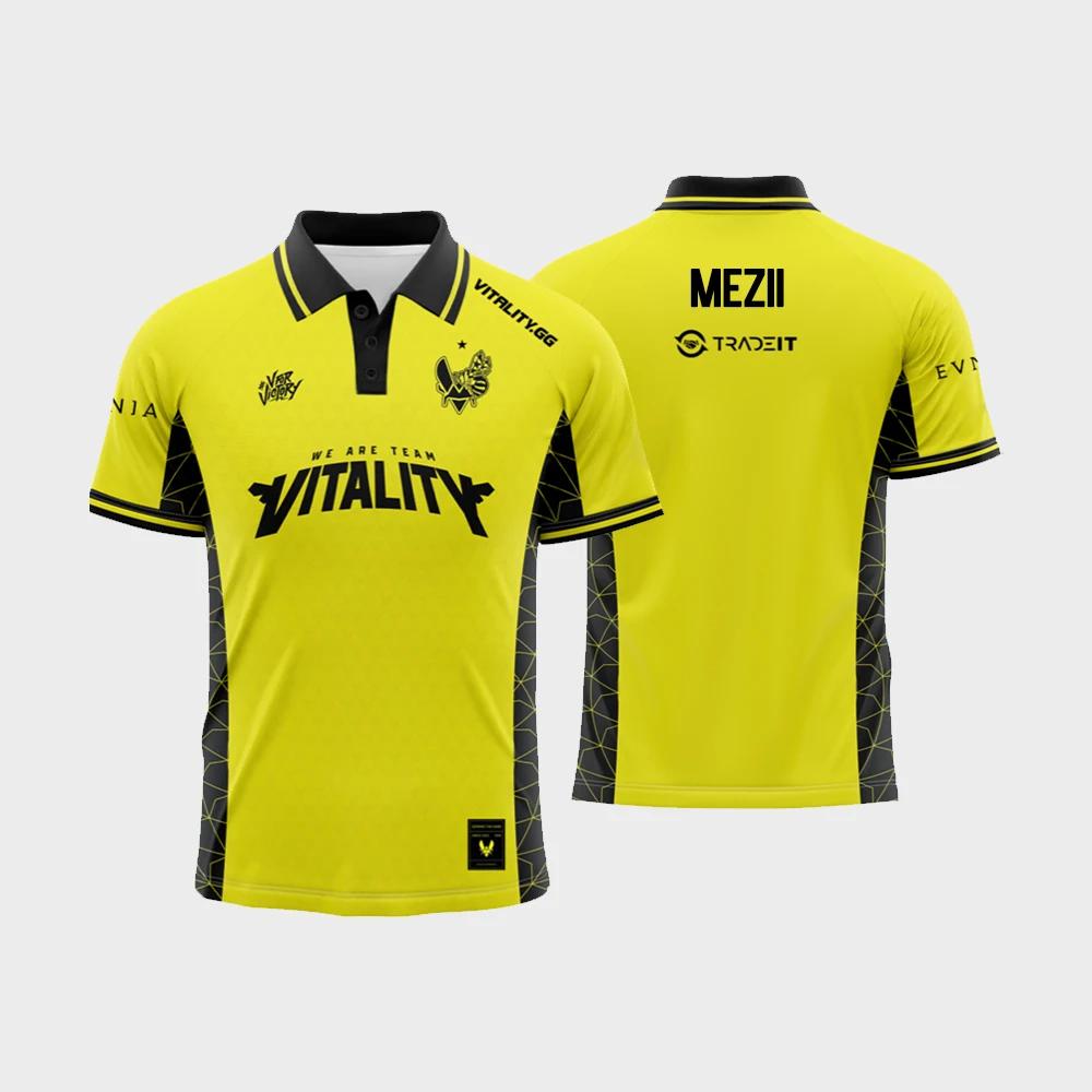 Équipe Vitalité Esports Club 2025 D'été Nouveau Uniforme CS2 Pro League Maillot D'entraînement ZywOo