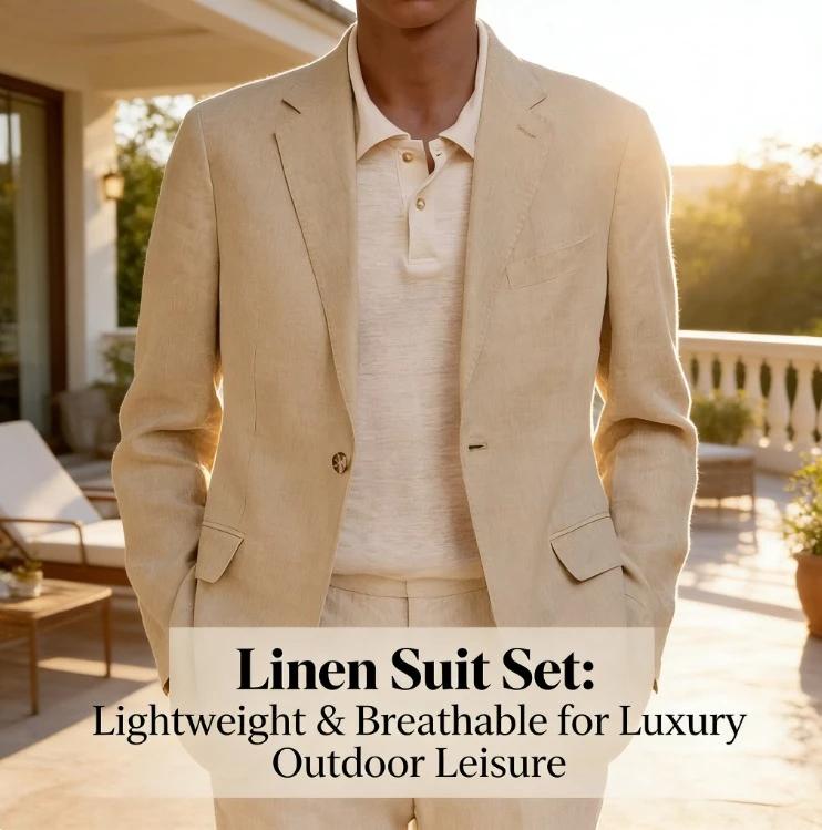 Blazer décontracté pour homme de style européen et américain à manches longues avec col à revers et 