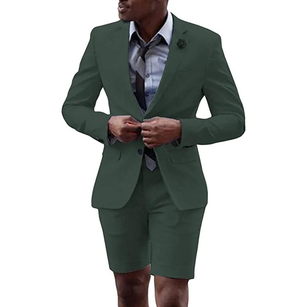 Blazer et pantalon décontractés pour hommes, revers à boutonnage unique, court, imbibé, GroomTIME, m