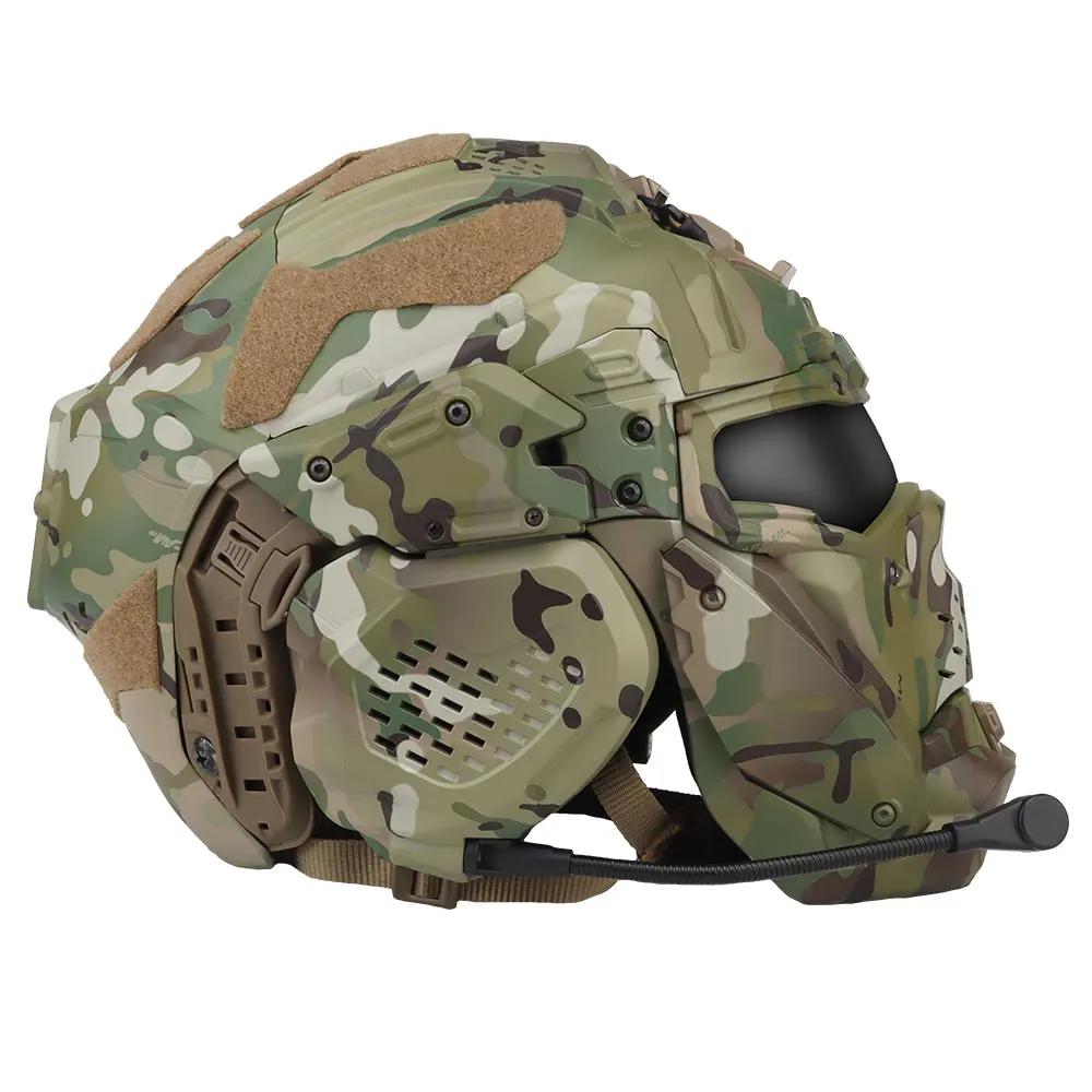 Casque d'assaut tactique militaire W-Ronin II, casque rapide Airsoft, casque intégré, ventilateur An