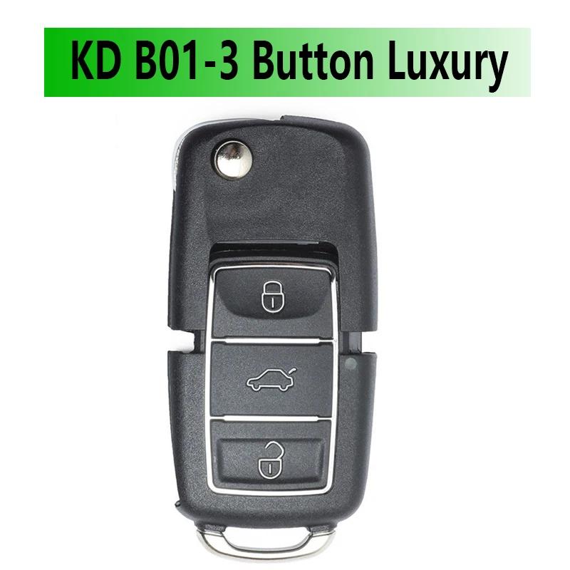 KEYDIY – clé de voiture à distance KD B01, 3 boutons, noir de luxe, pour programmeur KD900/MINI/KD-X