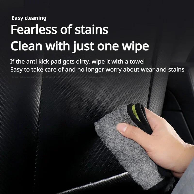 Pour Tesla Model 3 Highland/Model Juniper 2025 – Protège-sièges en cuir anti-coup de pied, tapis de 
