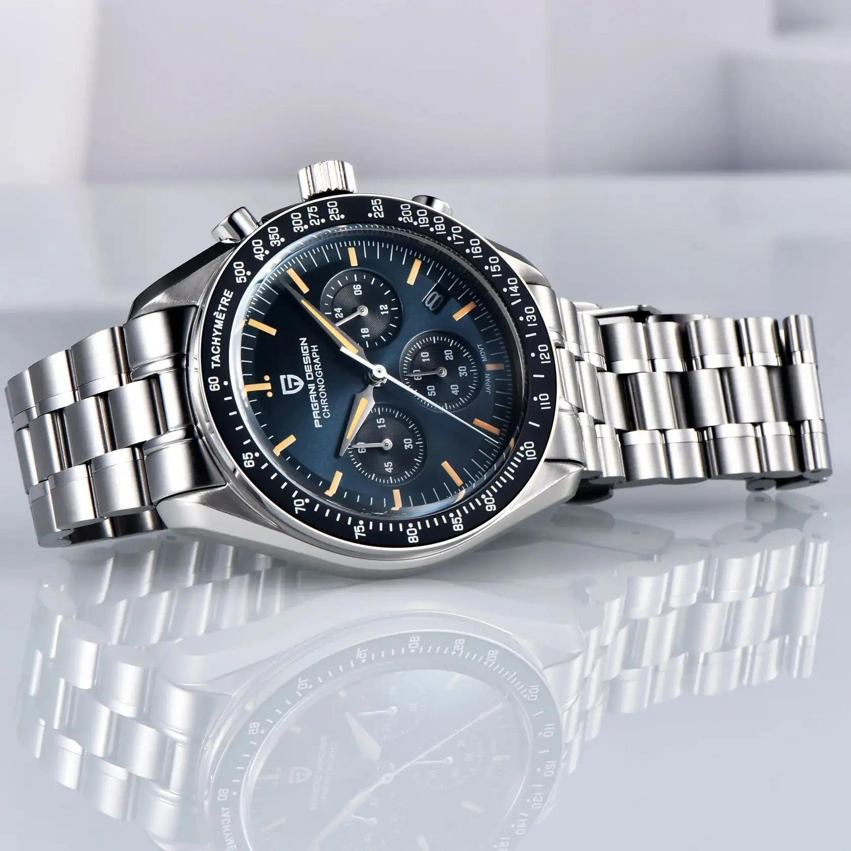Nouvelle montre PAGANI DESIGN 2026, hommage à CK2998, montre lunaire, montres à quartz rétro de luxe
