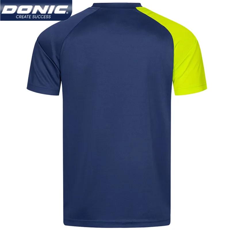 Maillot de tennis de table respirant pour hommes et femmes, manches courtes, t-shirt de ping-pong, c