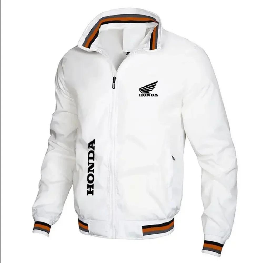 EsHonda moto Gold Wing GL1800 veste imprimée moto course équipe Bomber veste surdimensionné coupe-ve