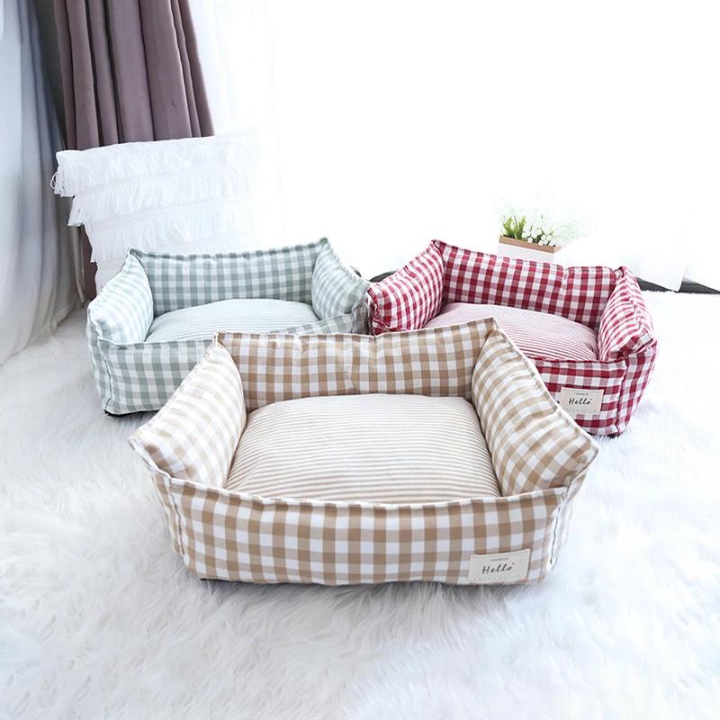 Lit pour chien chats chiot maison chenil pour chiens d'intérieur petit moyen chat canapé pour animau