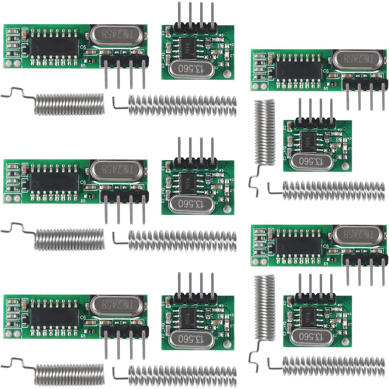 Émetteur et récepteur RF sans fil 433mhz, avec antenne, Module de télécommande, Kit de bricolage pou