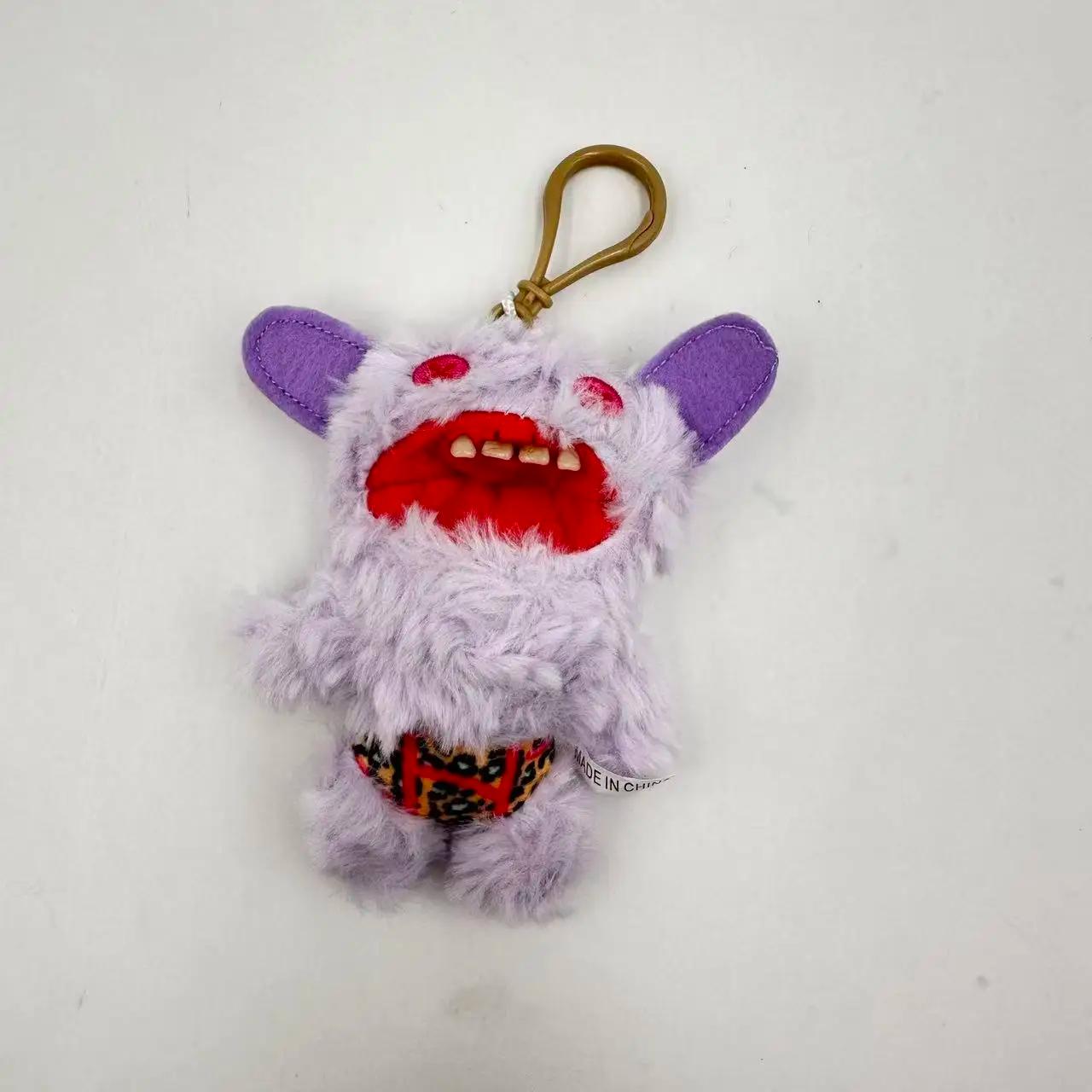 Jouets en peluche Porte-clés Kawaii Monstres Lapins Mignons Peluches en peluche Pendentifs Cadeaux E