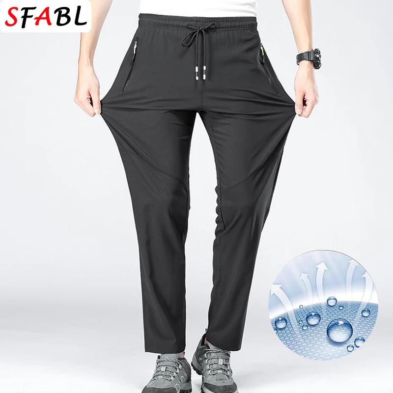 5XL haute Stretch Sport de plein air randonnée pantalon hommes poches à glissière pantalon hommes ét