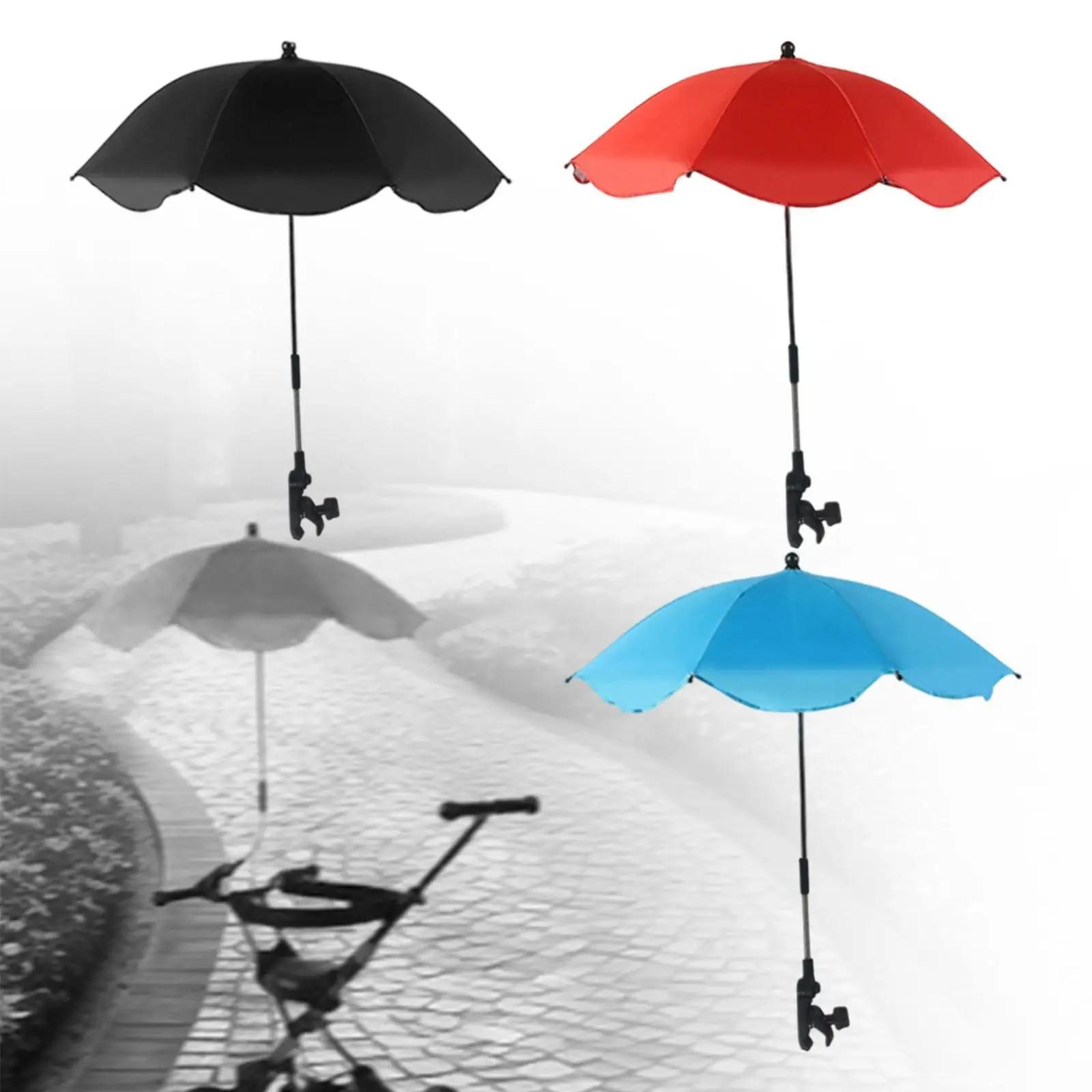 Parasol de poussette, chaise de Sport, Parasols avec pince réglable, Protection solaire, étanche, po
