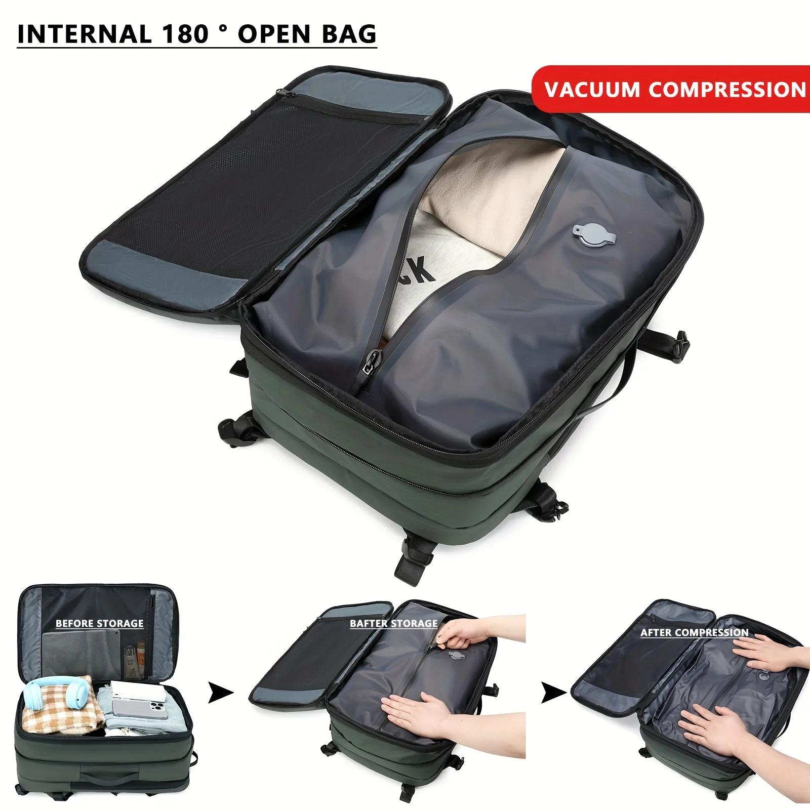 Sac à dos de compression sous vide à la mode de grande capacité, sac à dos d'ordinateur, sac à dos d